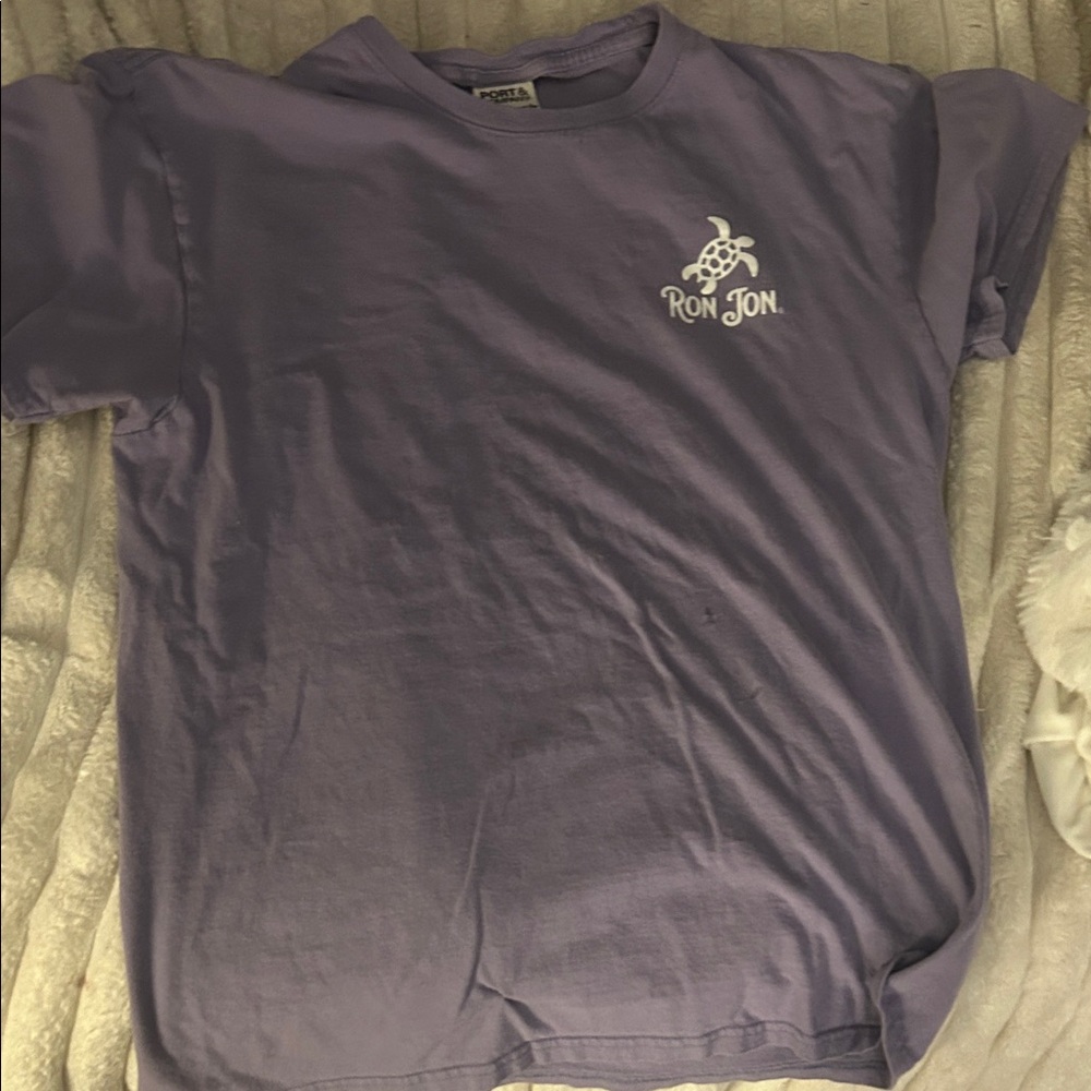 Ron Jon Lavender Tee with Turtle Logo